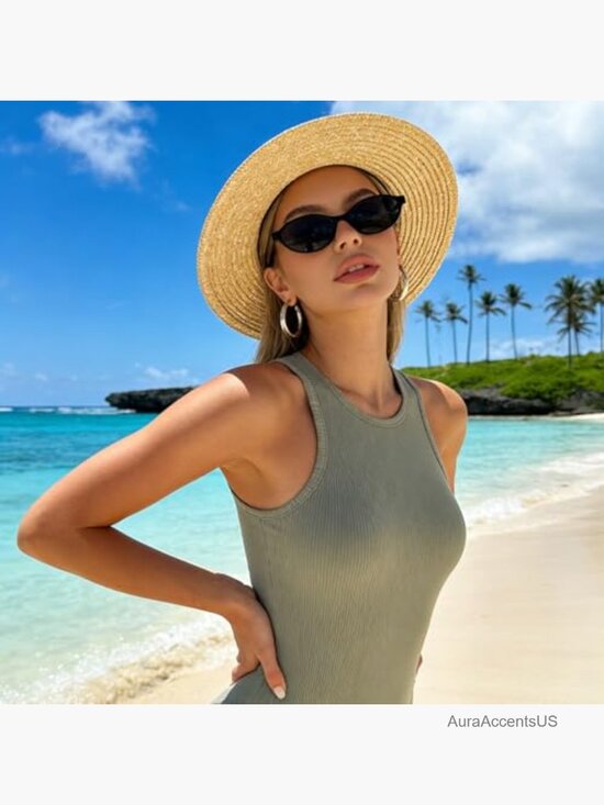 Retro Oval Sunglasses Cateye Y2K Bulk 40 Pack Lightweight Narrow Shades main image 7